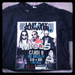 Migos, Cardi B, and Tee Grizzley crop top